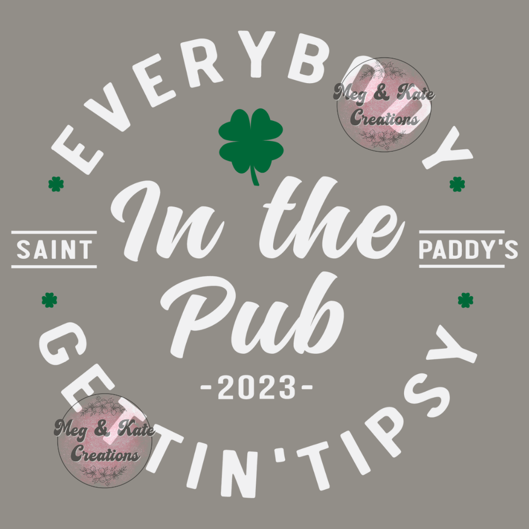 In the Pub Gettin' Tipsy DTF TRANSFER