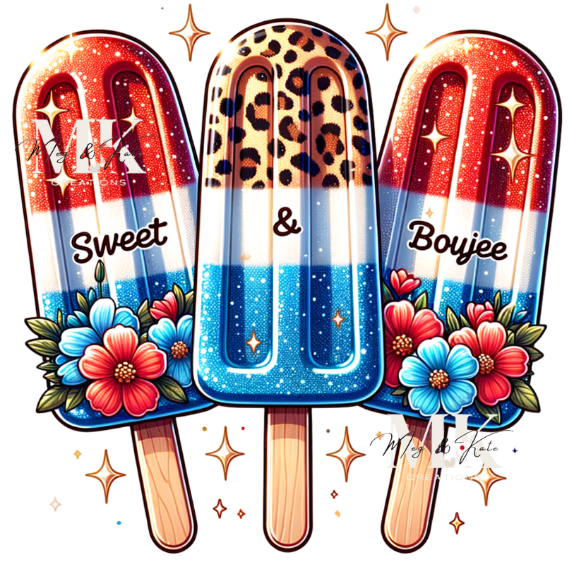 Sweet & Boujee Pops DTF TRANSFER
