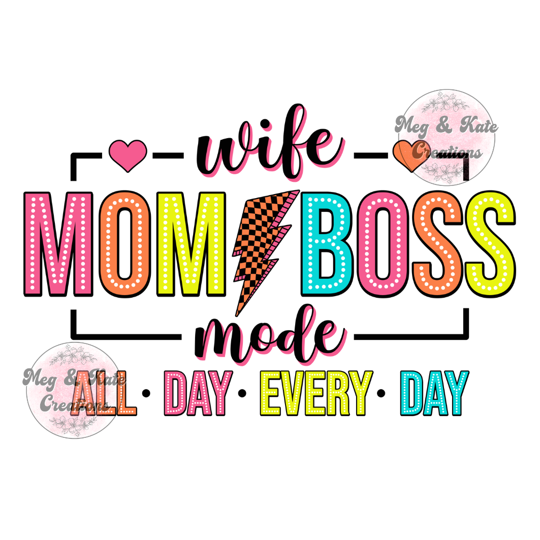 Mom Boss DTF TRANSFER
