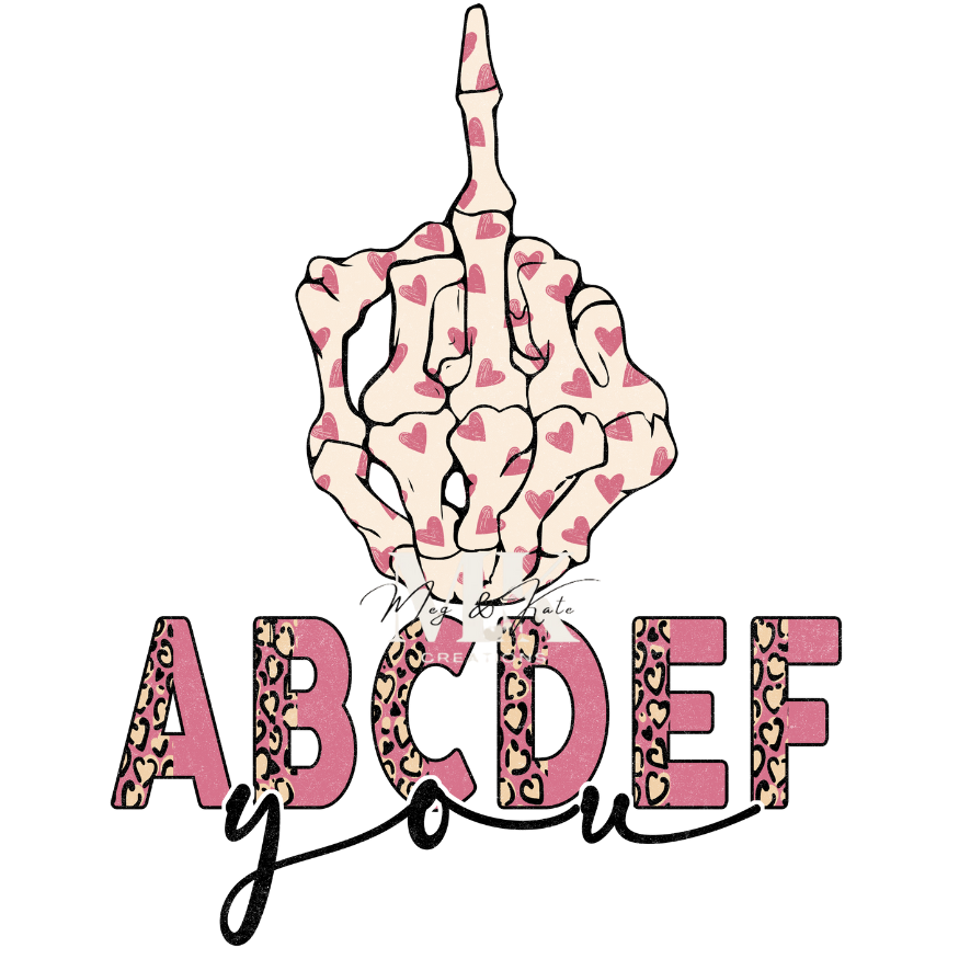 ABCDEF You DTF TRANSFER