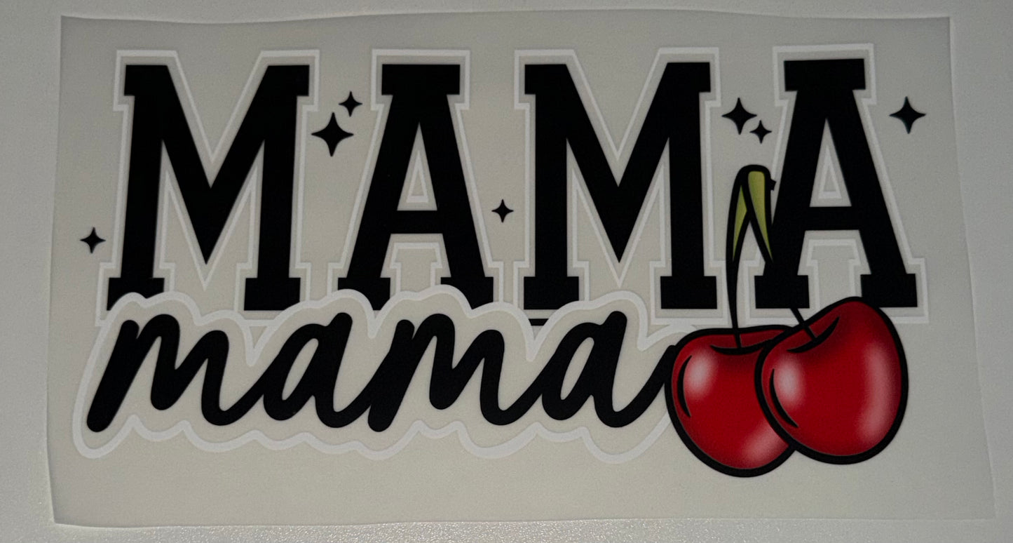 Mama Cherries DTF Transfer