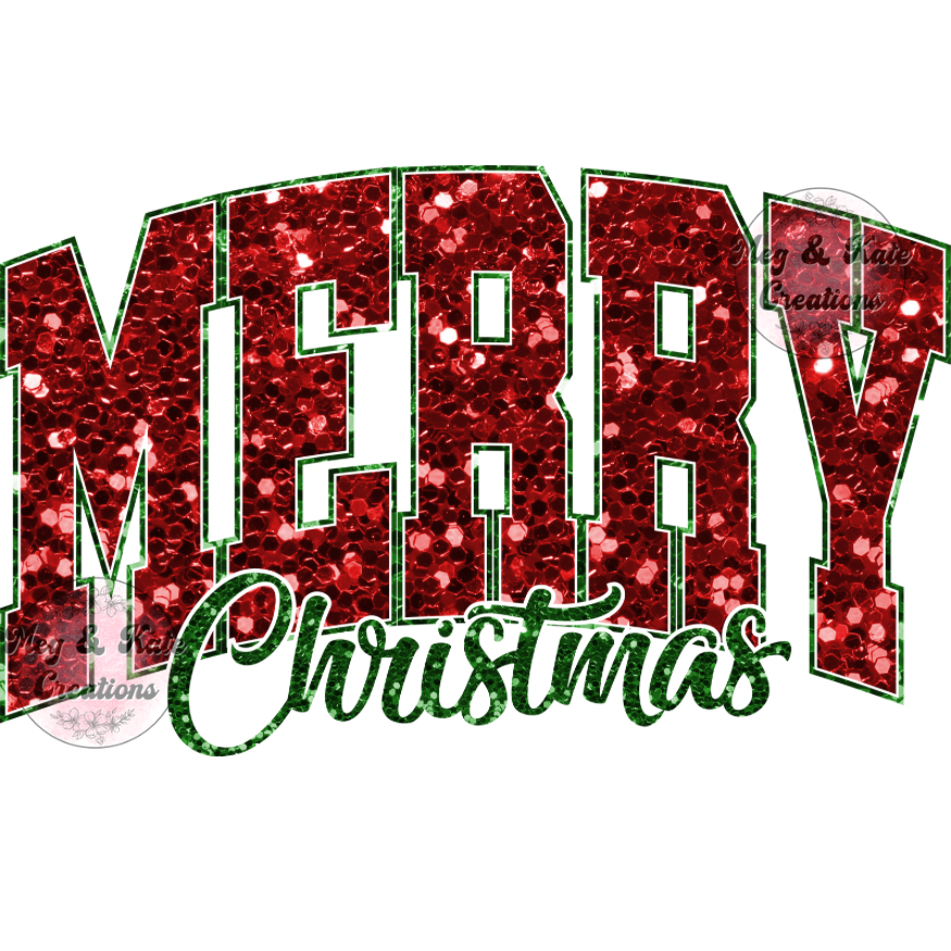 MERRY Christmas DTF TRANSFER
