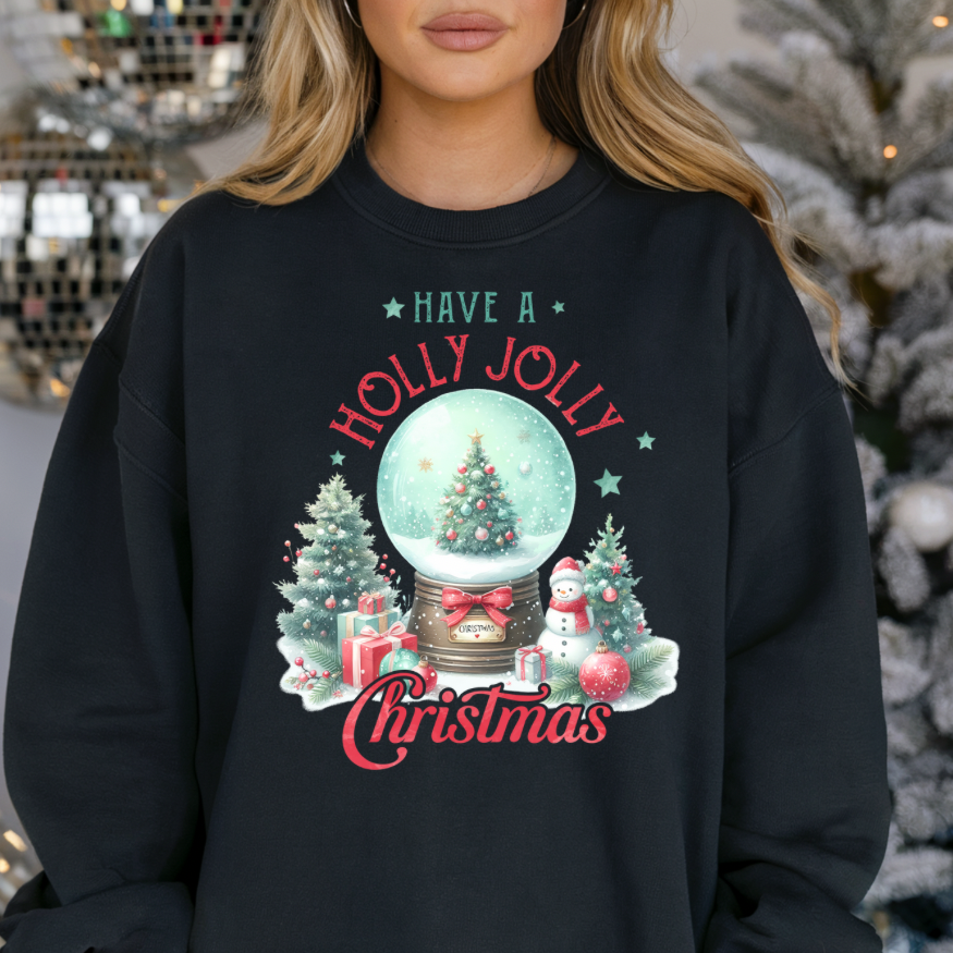 Holly Jolly Christmas Globe