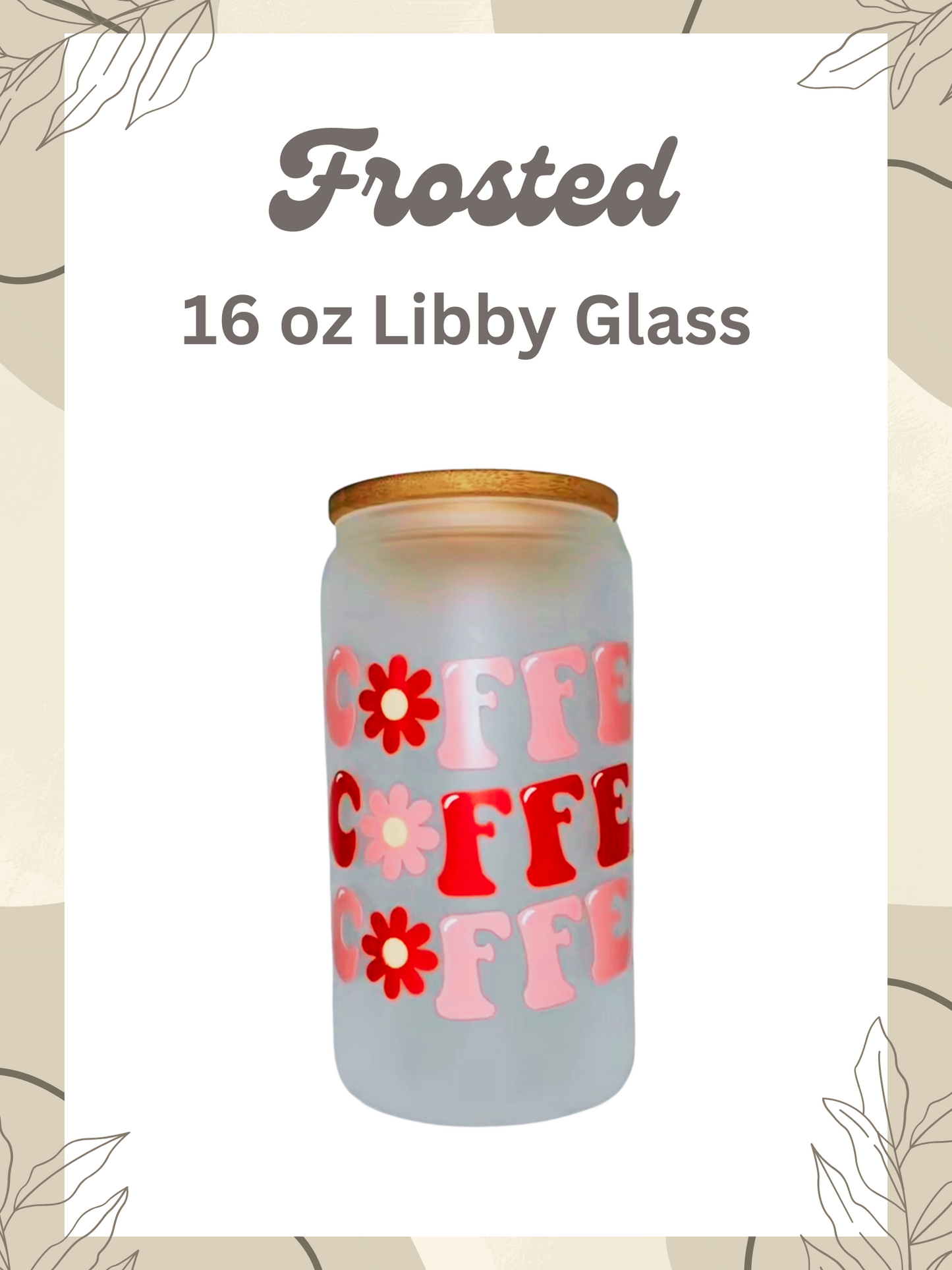 Coffee 3x Libby Glass
