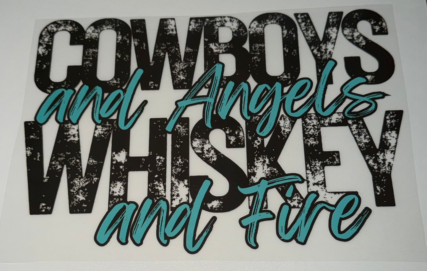Cowboys and Angels Screen Print
