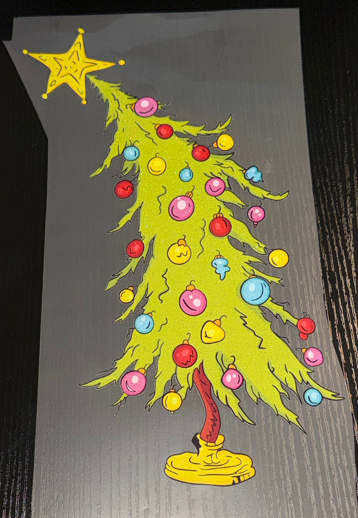 Greenman Tree Glitter Screen Print