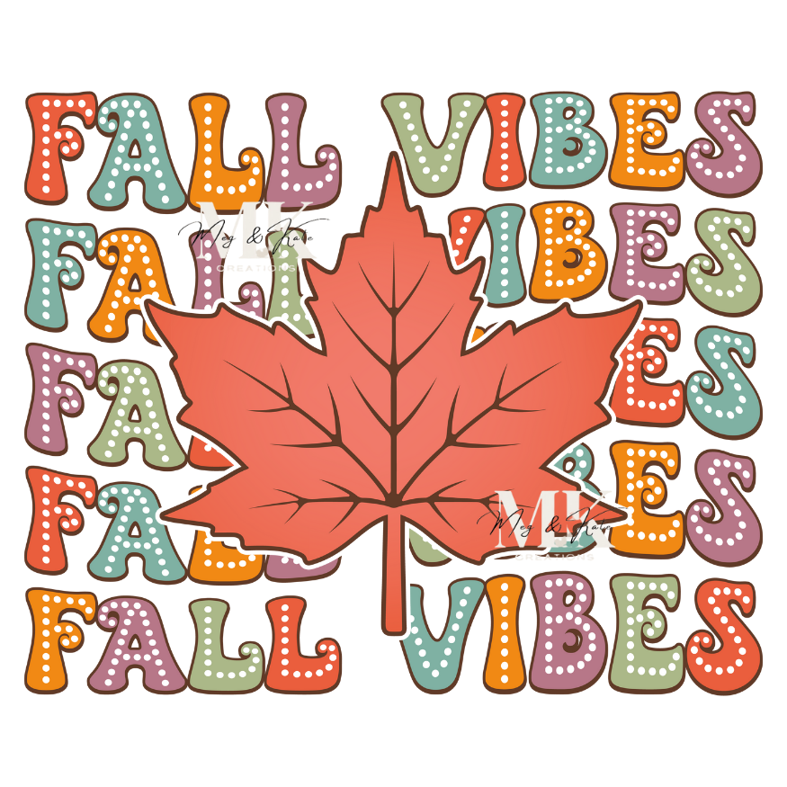 Fall Vibes DTF Transfer