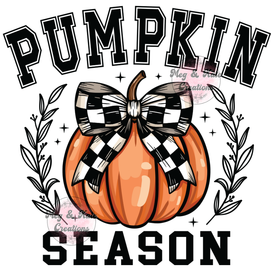 Pumpkin Season DTF TRANSFER