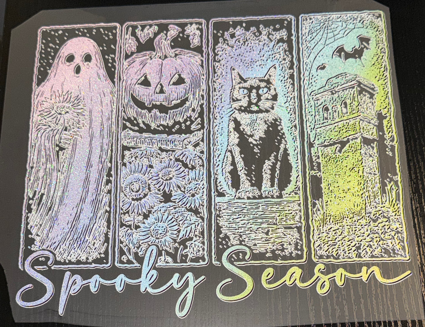 Spooky Season Glitter Screen Print