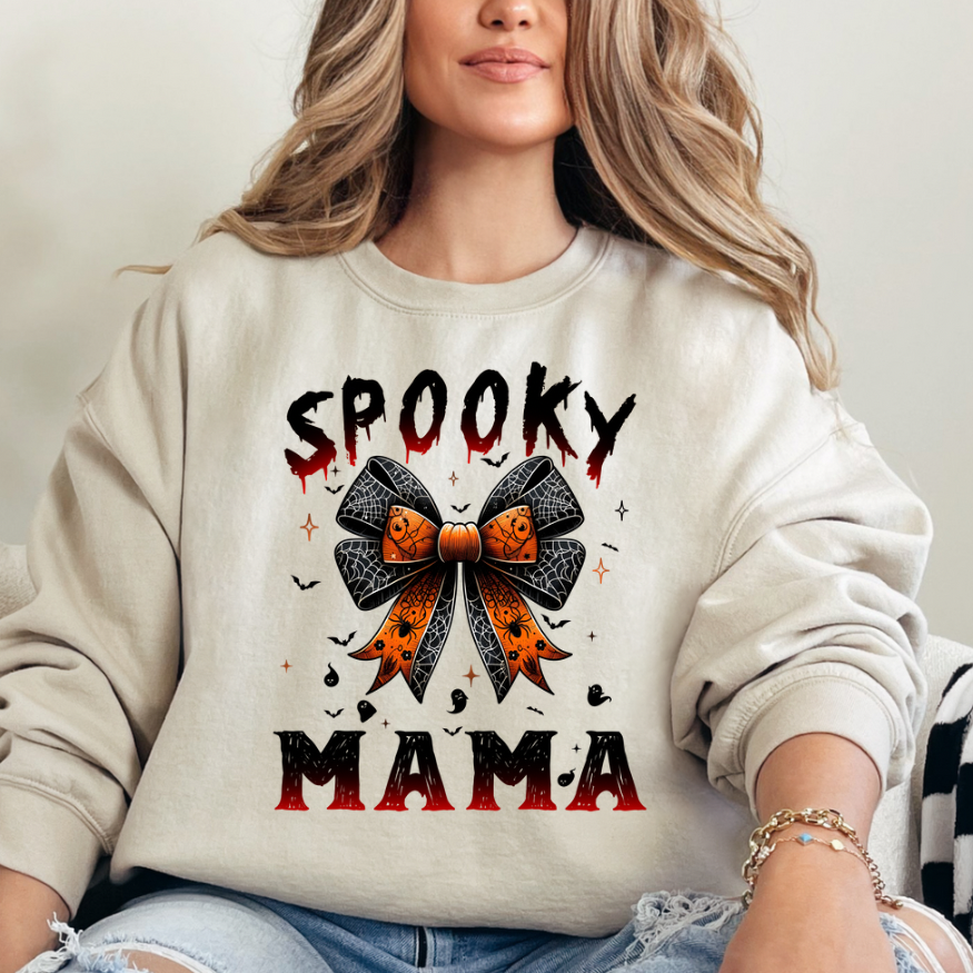 Spooky Mama Halloween Bow