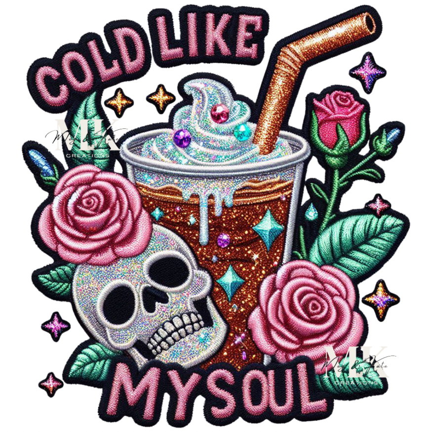 Cold like my Soul Skull DTF TRANSFER