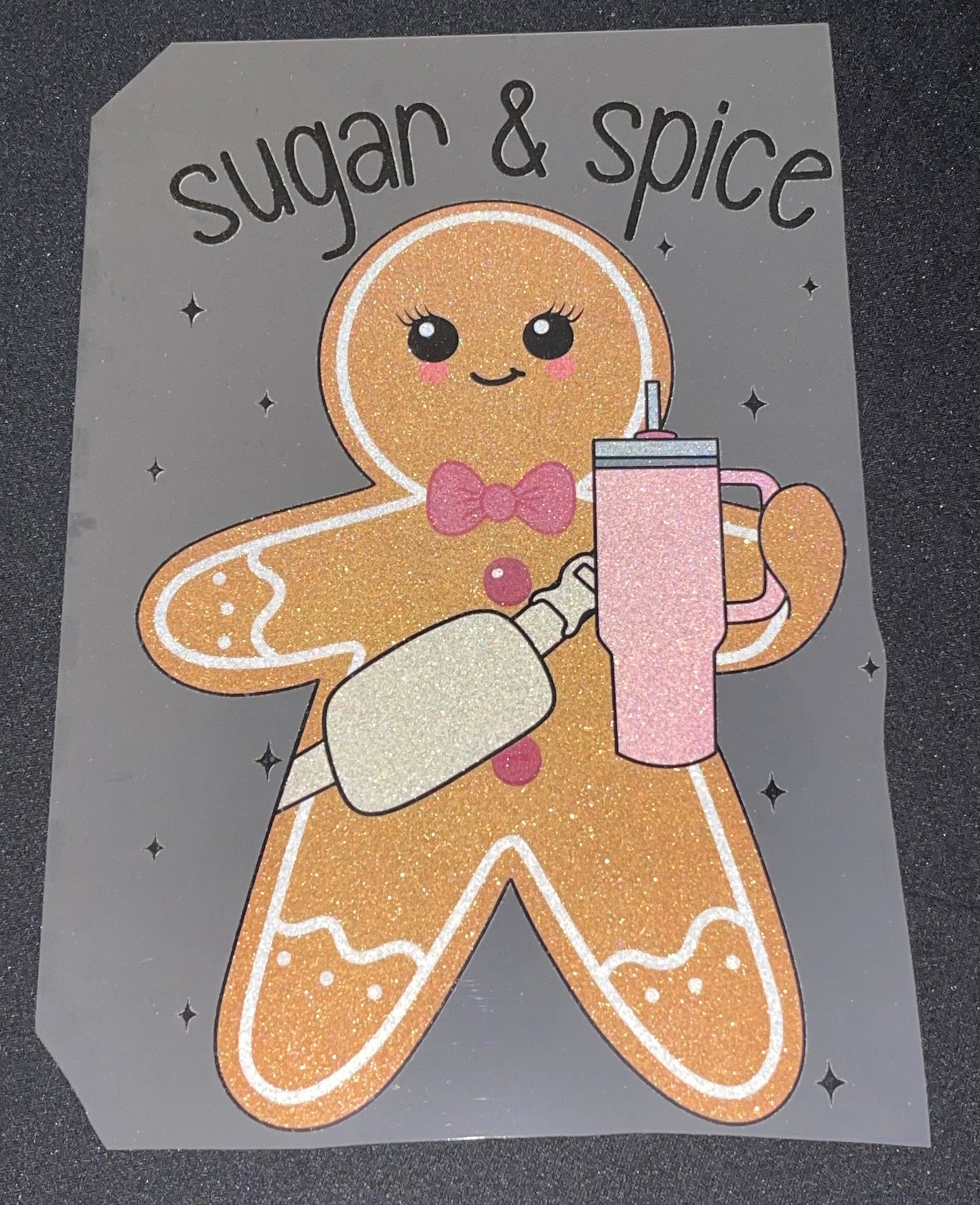 Sugar & Spice Glitter Screen Print