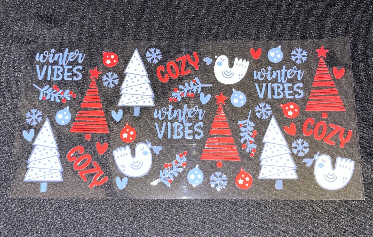 Cozy Winter Vibes UV DTF WRAP