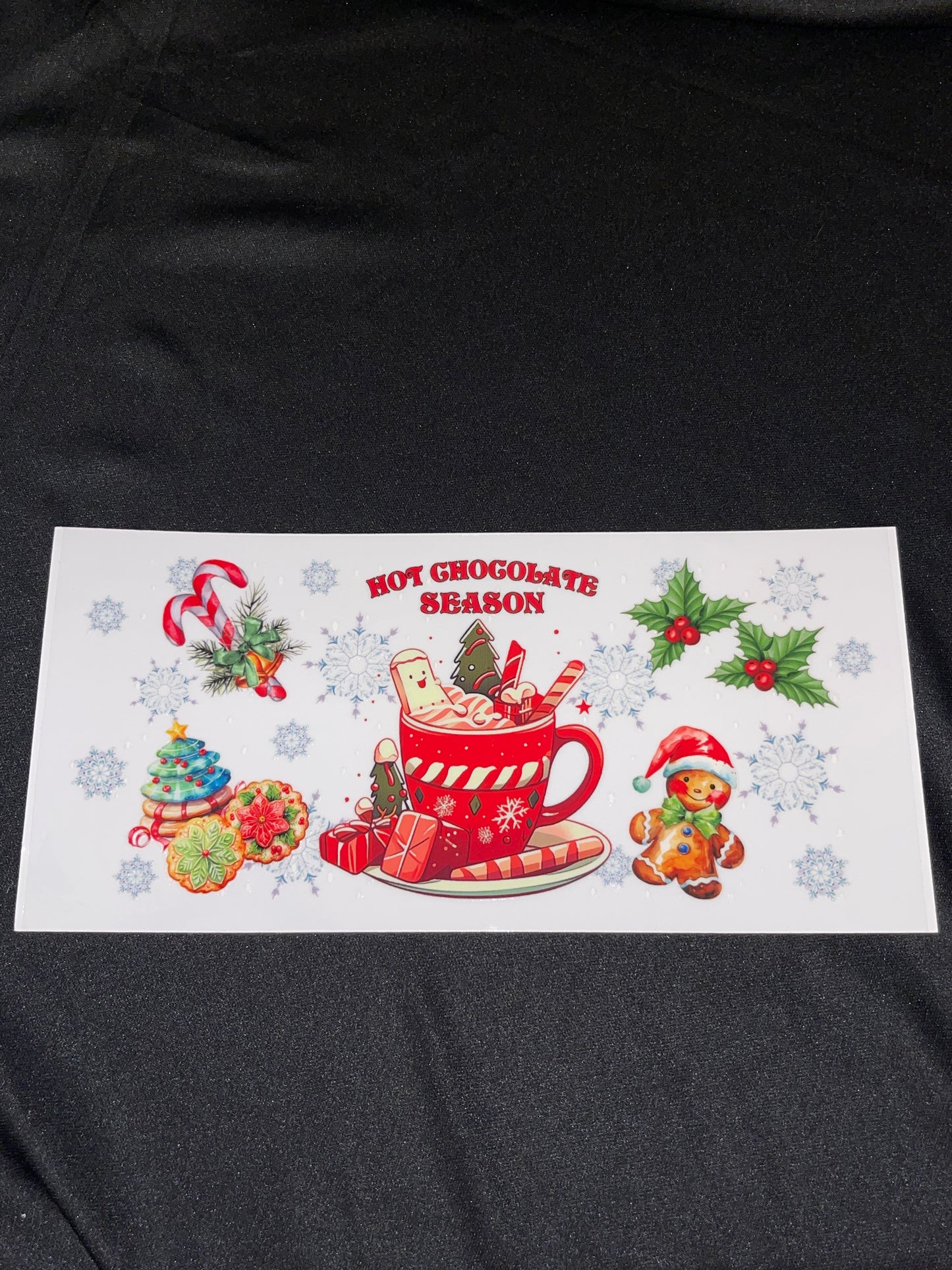 Hot Chocolate Season UV DTF WRAP