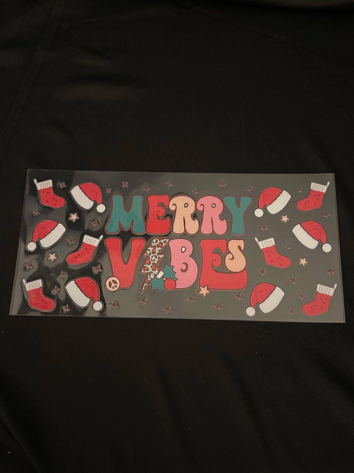 Merry Vibes UV DTF WRAP