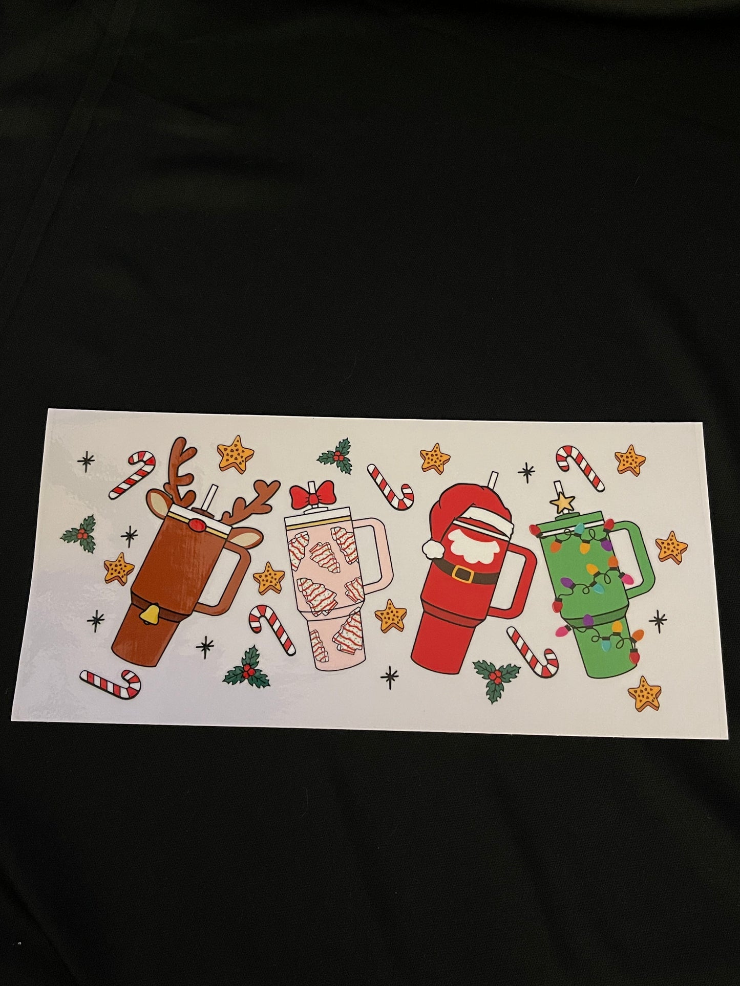 Christmas Cups UV DTF WRAP