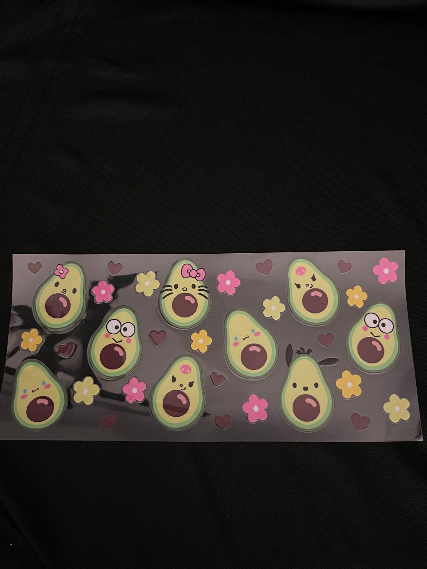 Avocados & Flowers UV DTF WRAP