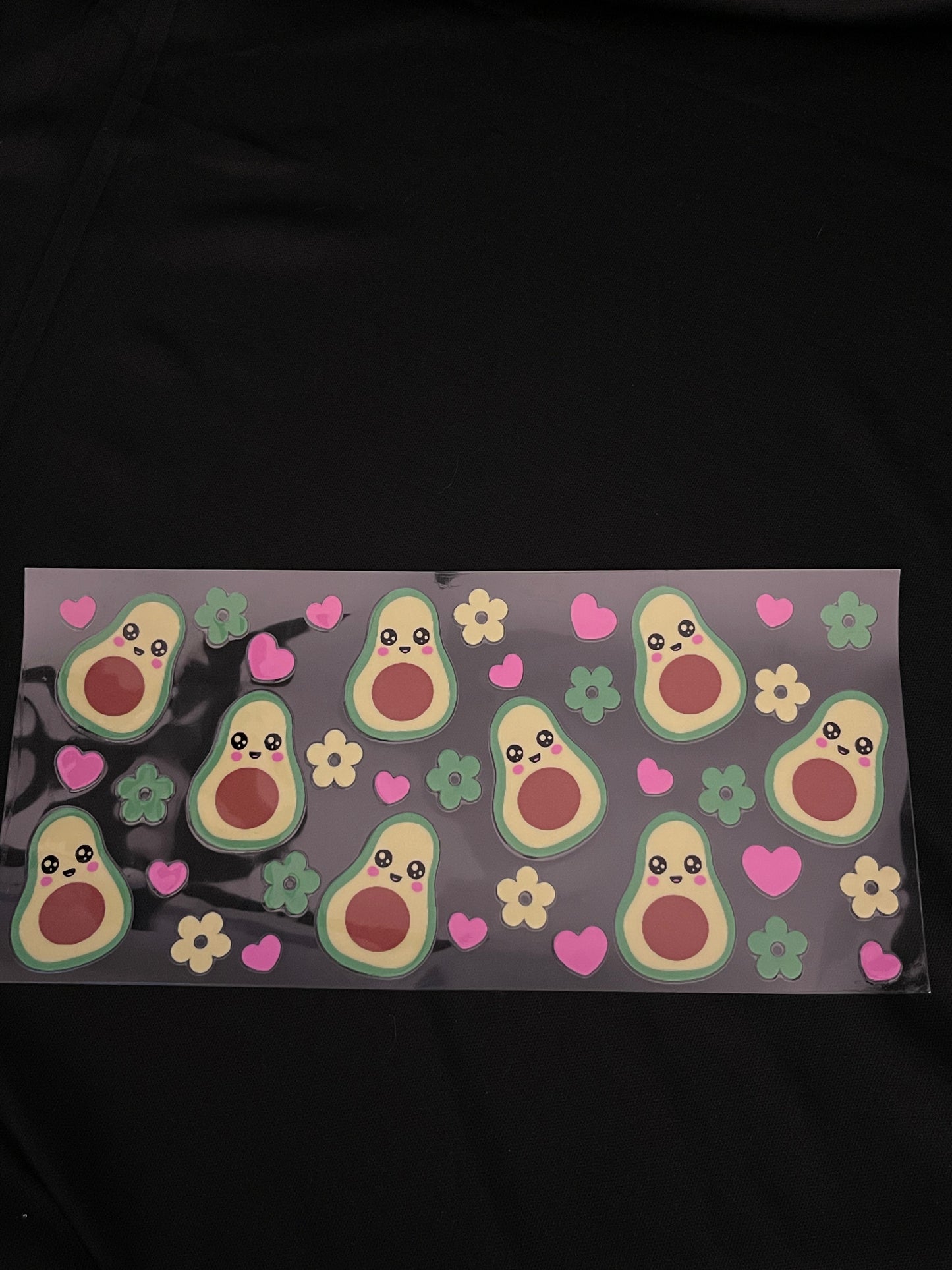 Avocados & Flowers #3 UV DTF WRAP