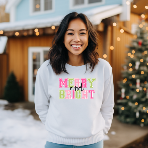 Merry & Bright Pink and Green