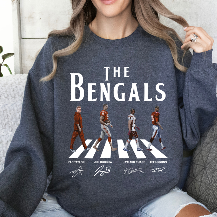 The Bengals Walking in White