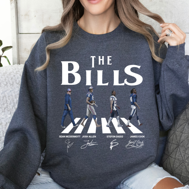 The Bills Walking in White