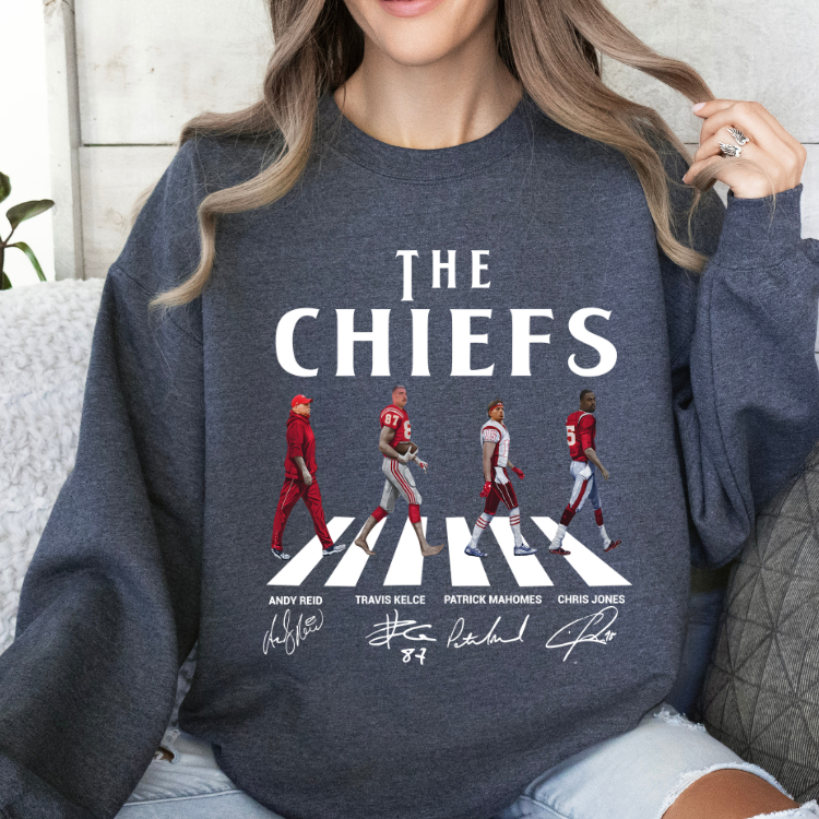 The Chiefs Walking in White