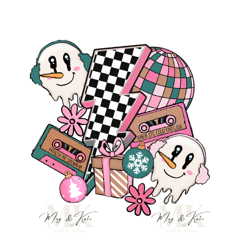 Pink Tapes DTF TRANSFER