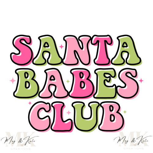 Santa Babes Club DTF TRANSFER