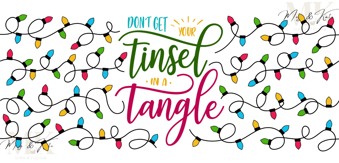Don't Get Your Tinsel in a Tangle UV DTF WRAP