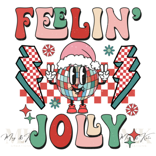 Retro Feelin Jolly DTF TRANSFER