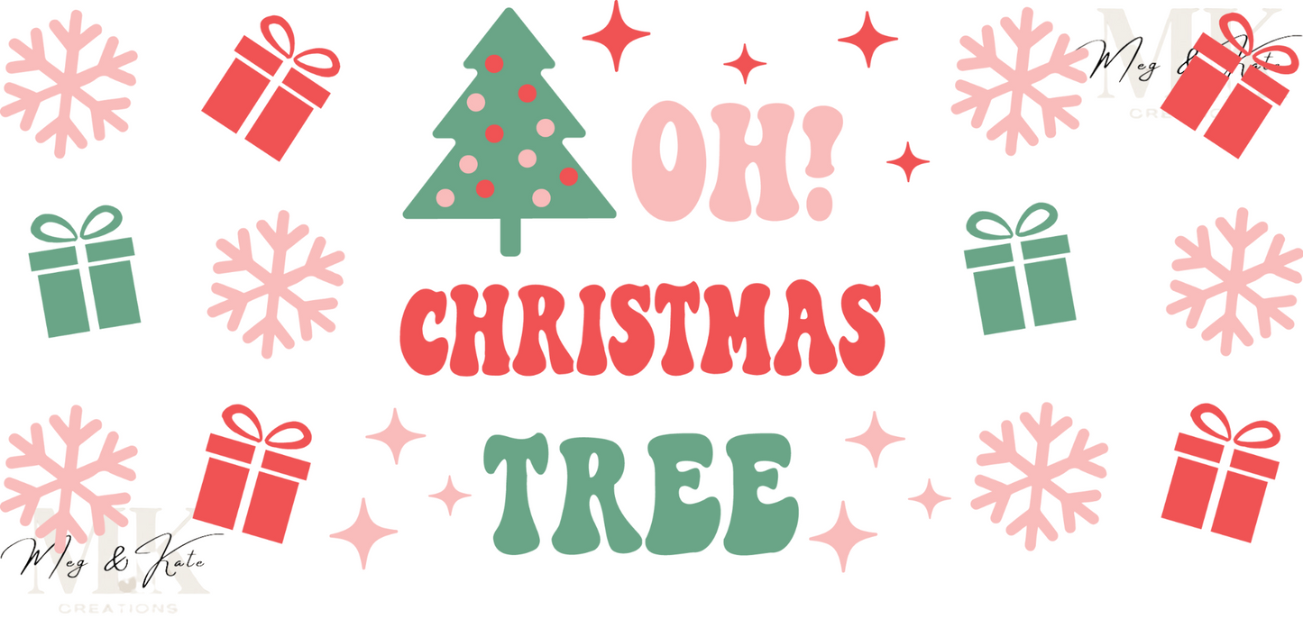 Oh Christmas Tree UV DTF WRAP