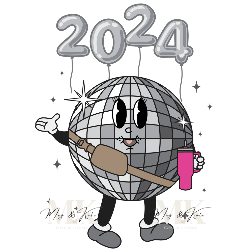 2024 Boojee Disco Ball DTF TRANSFER