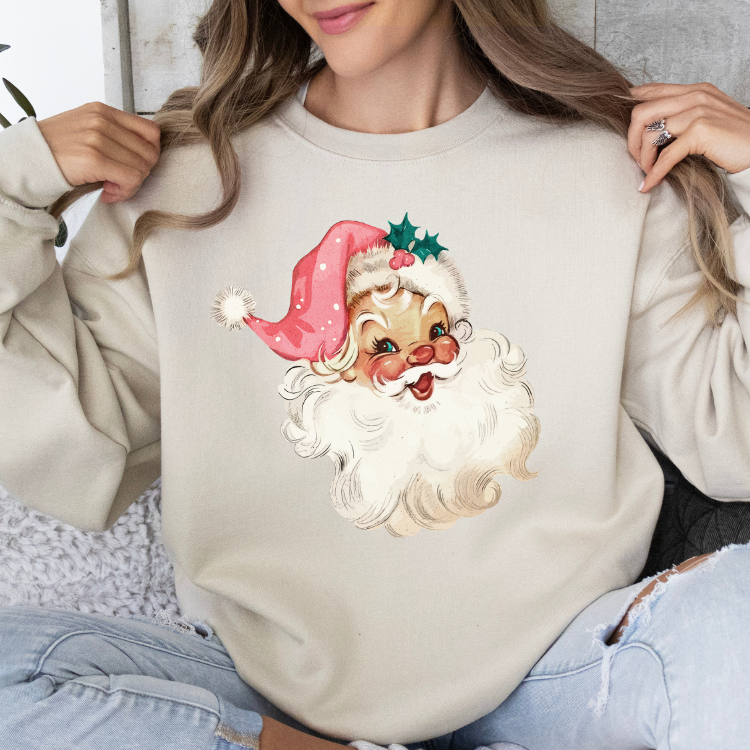 Vintage Santa Pink #2
