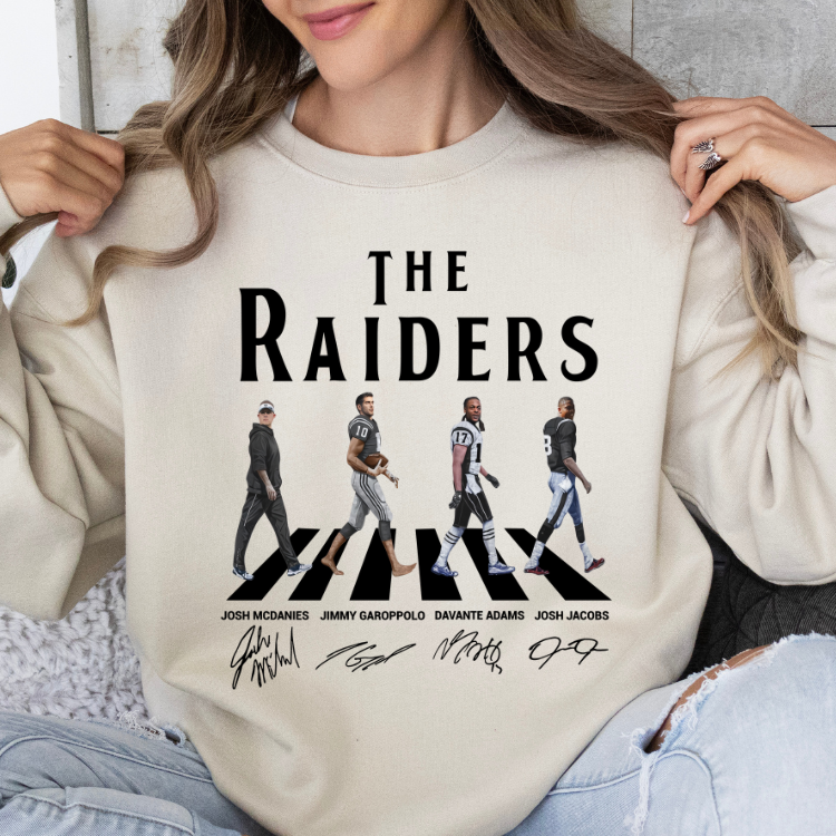 The Raiders Walking in Black