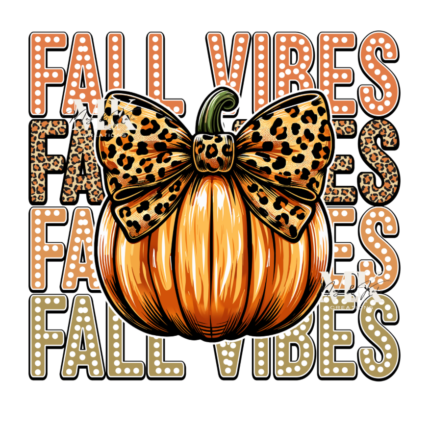 Fall vibes DTF TRANSFER