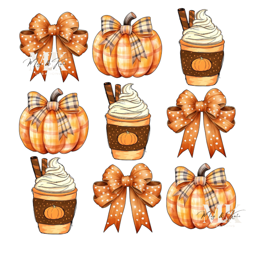 Fall collage DTF TRANSFER