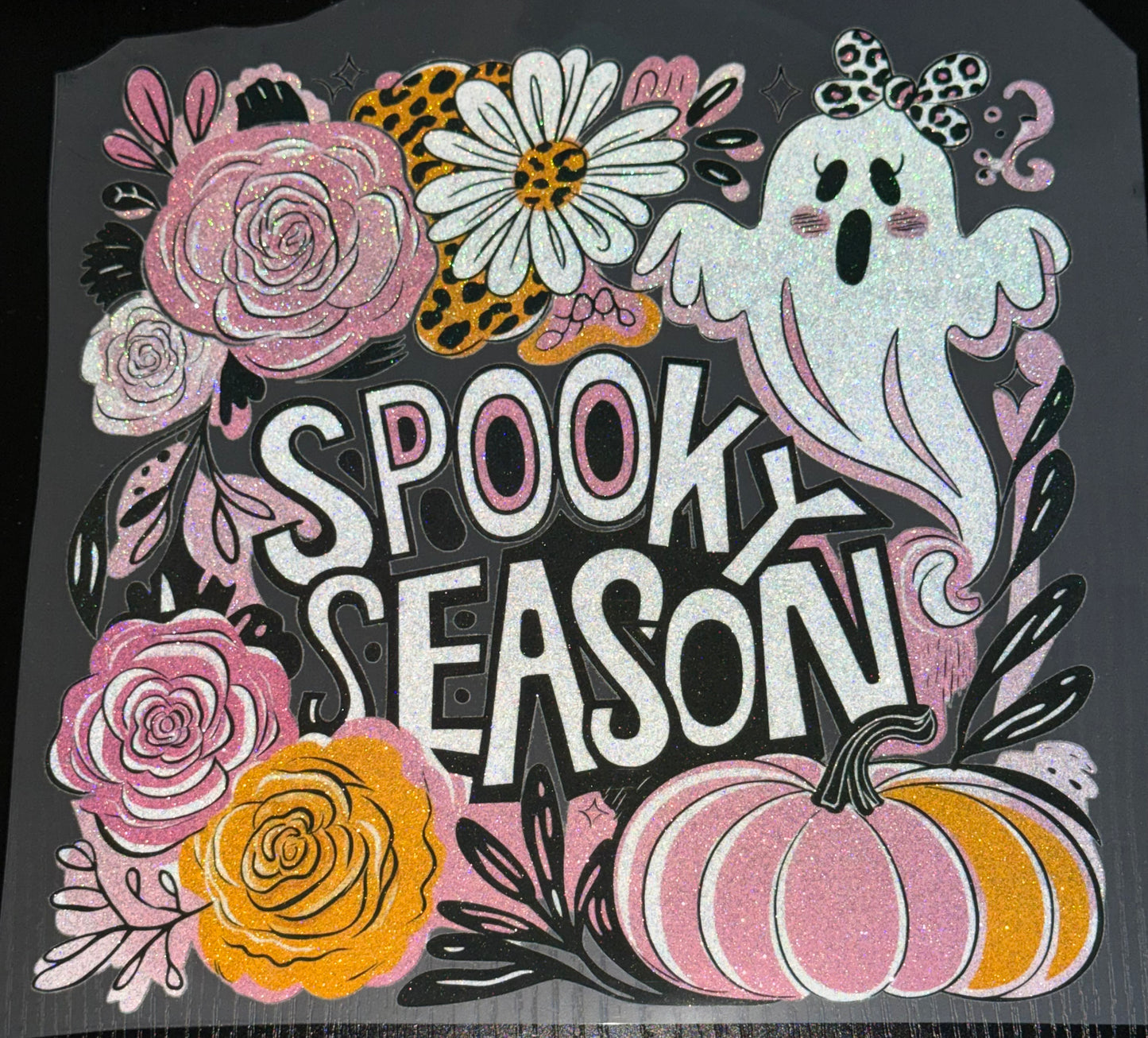 Spooky Season Glitter Screen Print