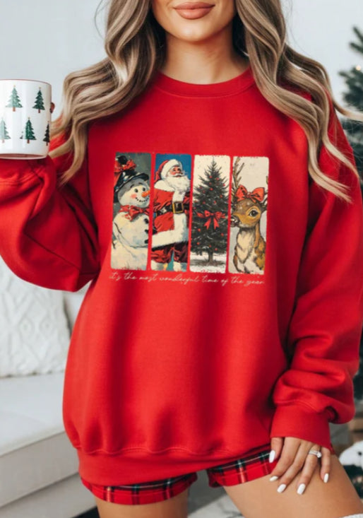 Most Wonderful Time of the Year Glitter Screen Print