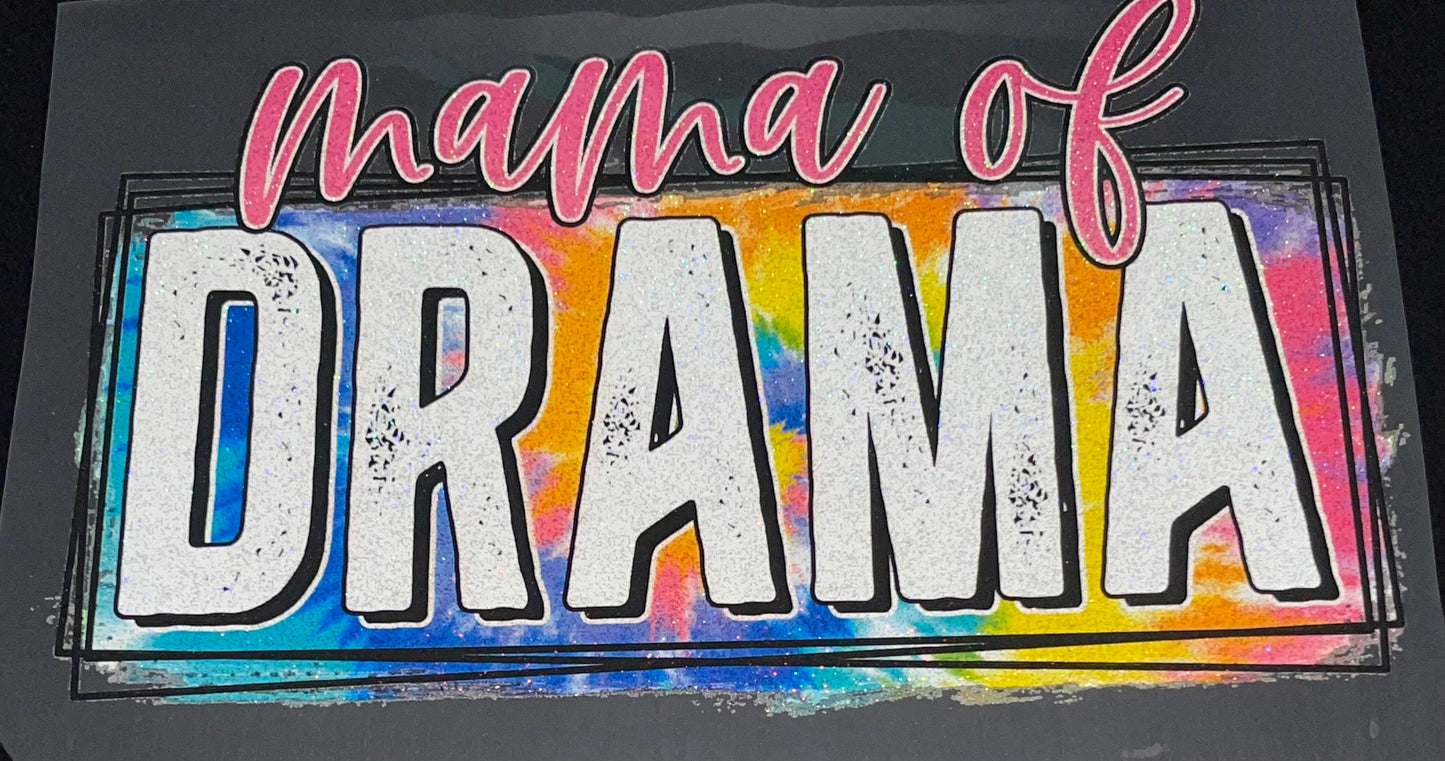 Mama of Drama Glitter Screen Print
