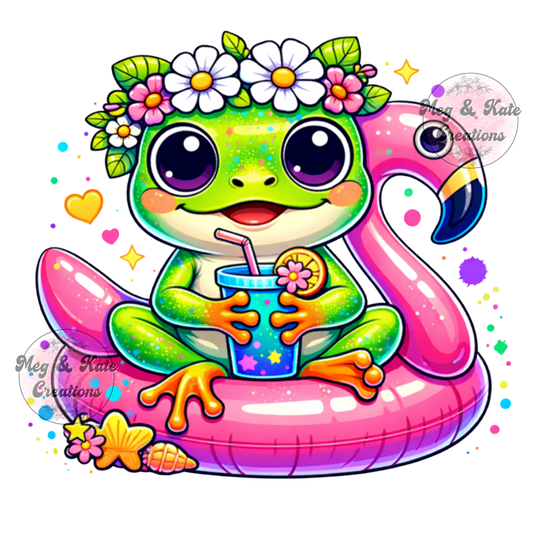 Frog Float DTF TRANSFER