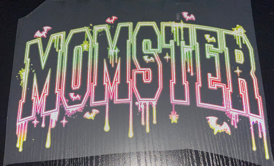 Momster Glitter Screen Print