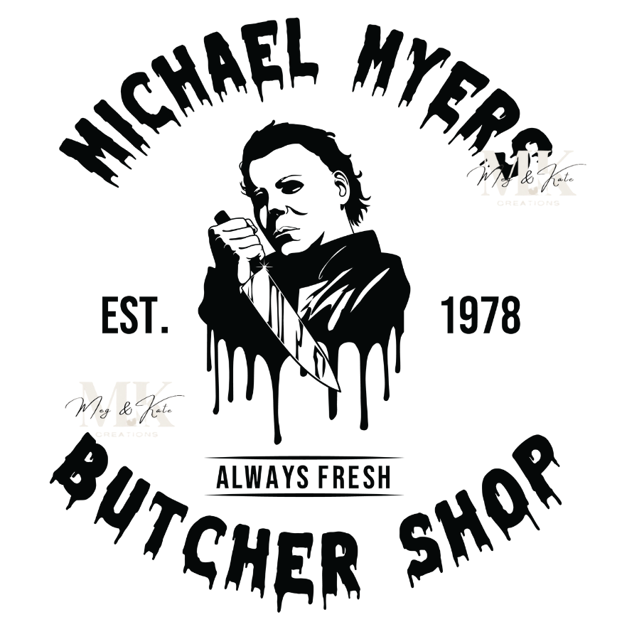 Michael Myers Butcher Shop #2 DTF TRANSFER