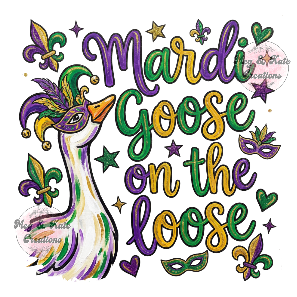 Mardi Goose DTF TRANSFER