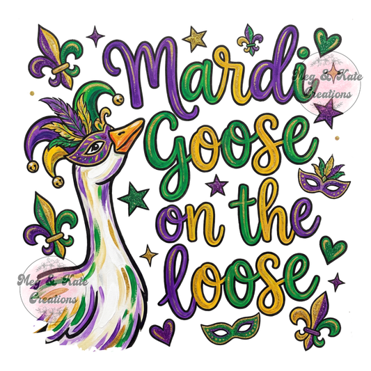 Mardi Goose DTF TRANSFER