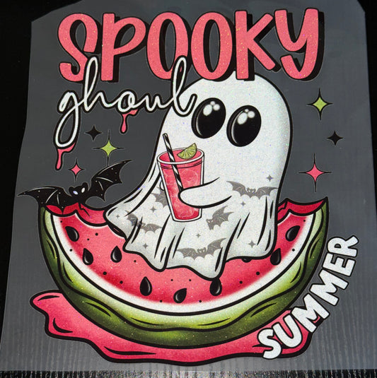 Spooky Ghoul Summer Glitter Screen Print