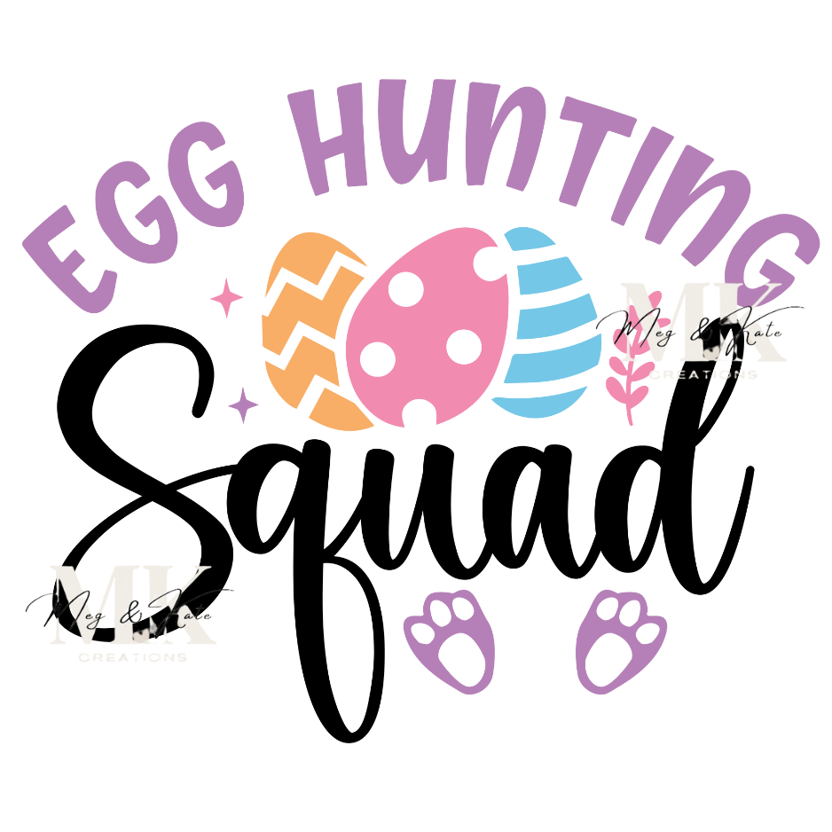 Egg Hunting Squad DTF TRANSFER
