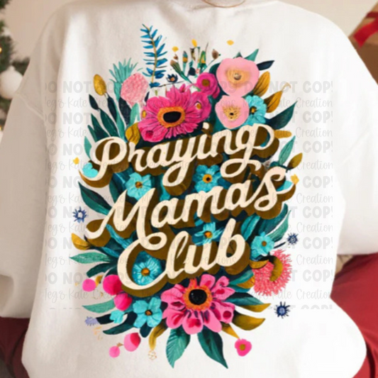 *PREORDER* Praying Mamas Club Glitter Screen Print