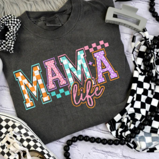 *PREORDER* Mama Life Glitter Screen Print