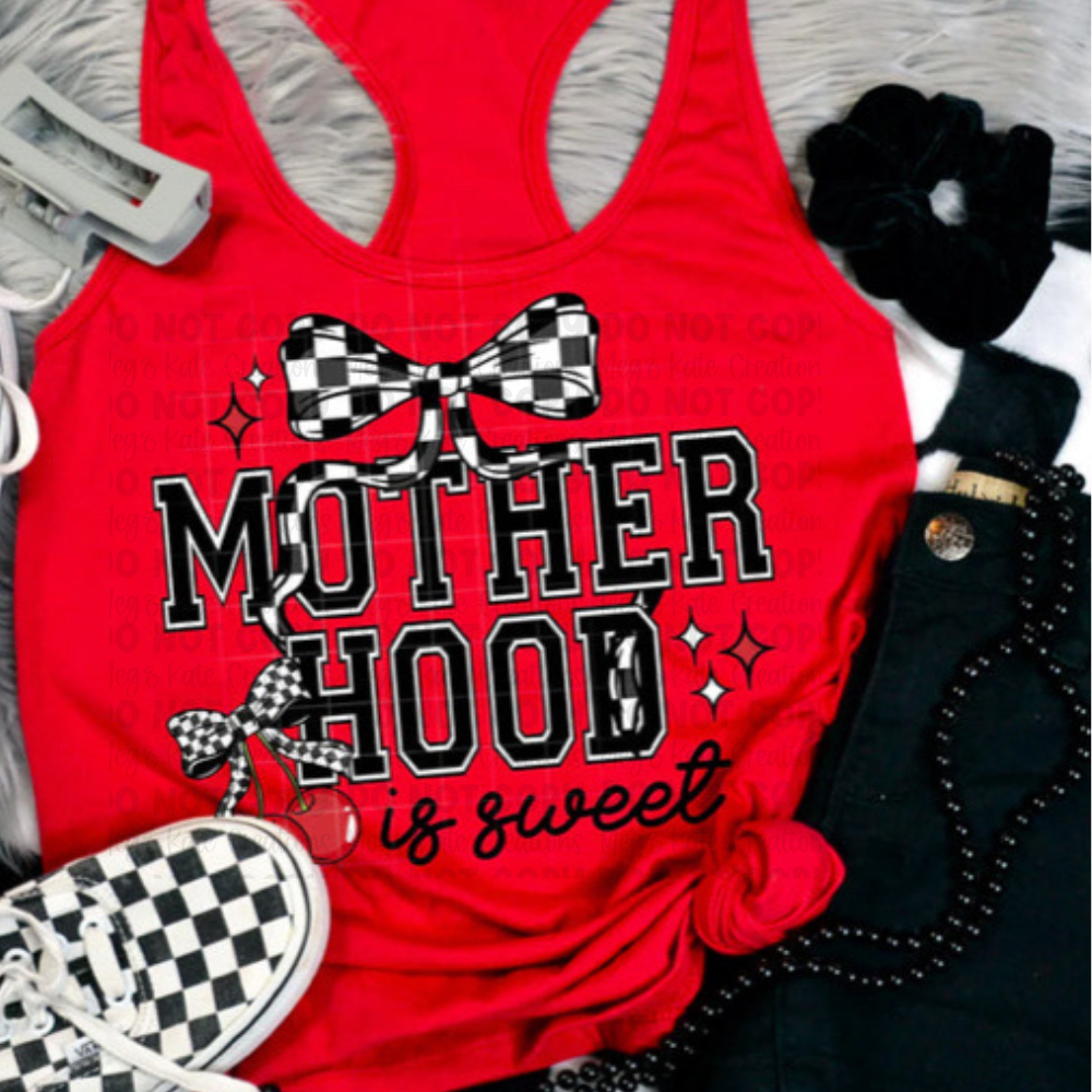 *PREORDER* Motherhood is Sweet Glitter Screen Print