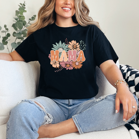 Mama with Flowers